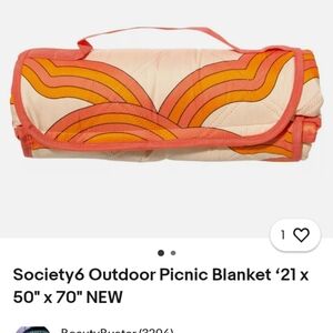 Society 6 Picnic blanket